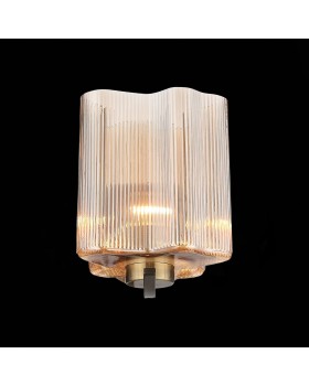 SL117.301.01 Бра ST-Luce Бронзовый/Янтарный E27 1*60W ONDE-foto4