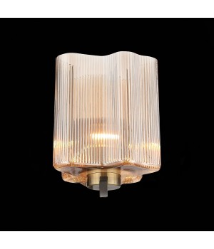 SL117.301.01 Бра ST-Luce Бронзовый/Янтарный E27 1*60W ONDE-foto4