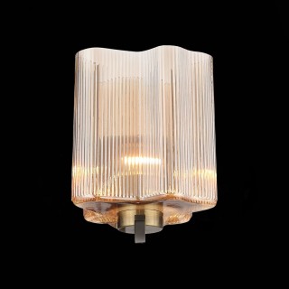 SL117.301.01 Бра ST-Luce Бронзовый/Янтарный E27 1*60W ONDE-foto4