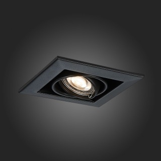 ST250.448.01 Св-к встр. Черный GU10 1*50W  L126xW126xH70 220V Без ламп HEMI-foto9