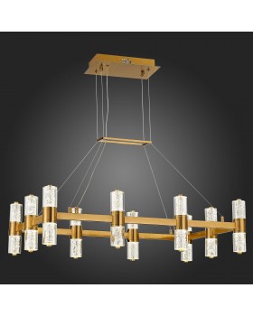 SL6007.203.20 Люстра подвесная ST-Luce Латунь/Прозрачный LED 20*2,5W 4000K GEMINA-foto5