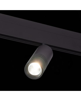ST365.436.12 Магнитный трековый светильник Черный LED 1*12W 3000K 1 020Lm Ra>80 36° IP20 L-xW44xH130 48V LEMMI-foto3
