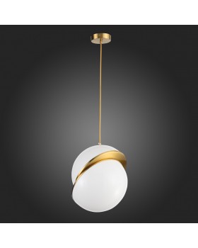 SL1164.323.01 Светильник подвесной ST-Luce Латунь/Белый E27 1*60W LAICO-foto8