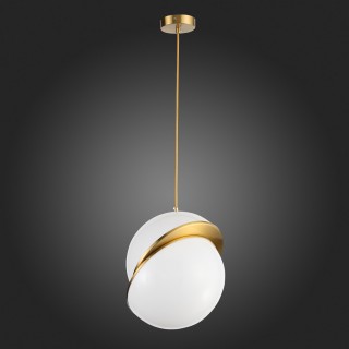 SL1164.323.01 Светильник подвесной ST-Luce Латунь/Белый E27 1*60W LAICO-foto8