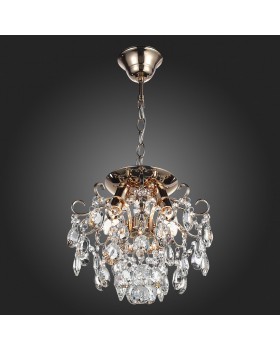 SL846.202.03 Люстра подвесная ST-Luce Золотистый/Прозрачный E14 3*40W ORECCHINI-foto4