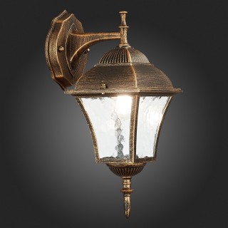 SL082.211.01 Светильник уличный настенный ST-Luce Бронза/Бронза, Прозрачный E27 1*60W DOMENICO-foto7