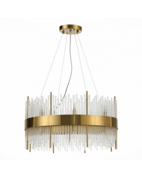 SL1158.303.16 Люстра подвесная ST-Luce Латунь/Латунь, Прозрачный G9 16*5W NITIDO-foto2