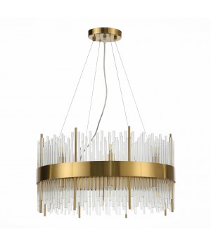 SL1158.303.16 Люстра подвесная ST-Luce Латунь/Латунь, Прозрачный G9 16*5W NITIDO-foto2