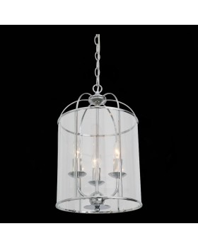 SL267.103.03 Люстра подвесная ST-Luce Хром/Прозрачный E14 3*40W ODIERNO-foto4