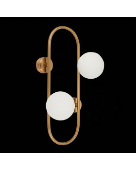 SL1149.301.02 Бра ST-Luce Латунь/Белый G9 2*5W VERA-foto4