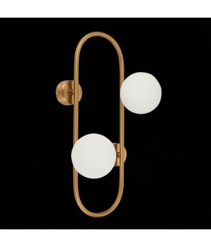 SL1149.301.02 Бра ST-Luce Латунь/Белый G9 2*5W VERA-foto4