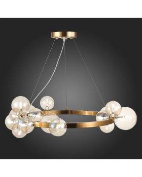 SL1165.303.15 Светильник подвесной ST-Luce Бронза/Коньячный G4 15*5W NECTON-foto3