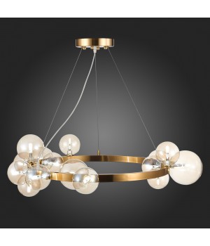 SL1165.303.15 Светильник подвесной ST-Luce Бронза/Коньячный G4 15*5W NECTON-foto3