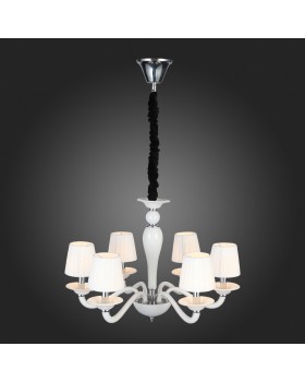 SL1112.503.06 Люстра подвесная ST-Luce Хром, Белый/Белый E14 6*40W SERENATTA-foto21