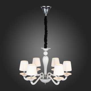 SL1112.503.06 Люстра подвесная ST-Luce Хром, Белый/Белый E14 6*40W SERENATTA-foto21