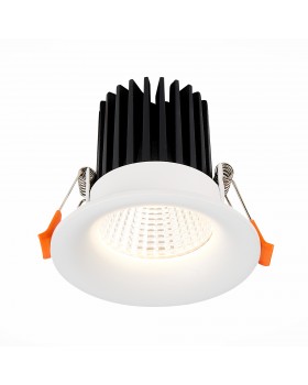 ST703.538.10 Св-к встр. Белый LED 1*10W 3000K 900Lm Ra>90 38° IP20 D85xH75 170-240V ST703