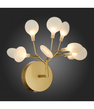 SL411.221.09 Бра ST-Luce Золотистый/Белый G4 9*1,5W RICCARDO-foto5