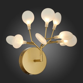 SL411.221.09 Бра ST-Luce Золотистый/Белый G4 9*1,5W RICCARDO-foto5