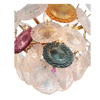 SL420.203.11 Люстра подвесная ST-Luce Золотистый/Разноцветный E14 11*40W CONELI-foto11