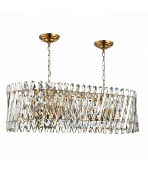 SL1170.303.12 Светильник подвесной ST-Luce Латунь/Прозрачный E14 12*40W FABIO-foto2