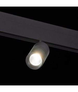 ST365.436.07 Магнитный трековый светильник Черный LED 1*7W 3000K 595Lm Ra>80 36° IP20 L-xW44xH90 48V LEMMI-foto4