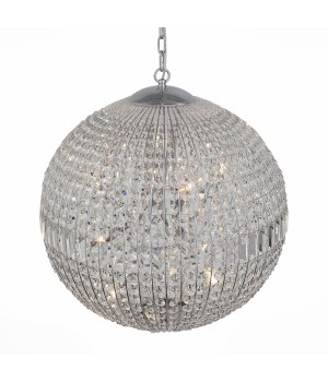 SL226.103.08 Люстра подвесная ST-Luce Хром/Прозрачный E14 8*40W MONDO-foto2