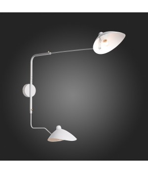 SL305.501.02 Светильник настенный ST-Luce Белый/Белый E27 2*60W SPRUZZO-foto4