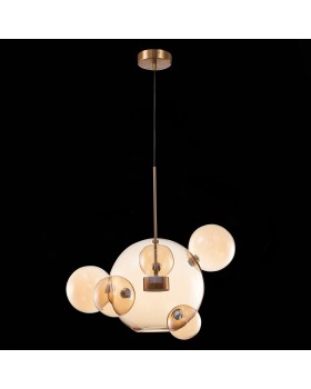 SL1133.313.01 Светильник подвесной ST-Luce Латунь/Коньячный LED 1*10W 3000K BOPONE-foto5