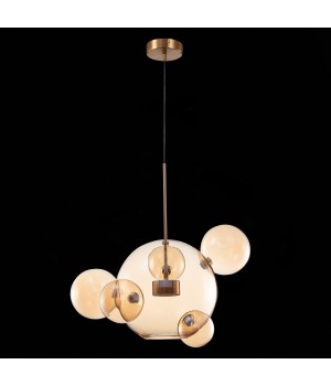 SL1133.313.01 Светильник подвесной ST-Luce Латунь/Коньячный LED 1*10W 3000K BOPONE-foto5