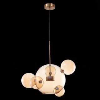 SL1133.313.01 Светильник подвесной ST-Luce Латунь/Коньячный LED 1*10W 3000K BOPONE-foto5