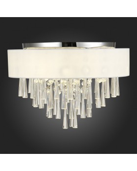 SL1351.502.06 Светильник потолочный ST-Luce Хром/Белый, Прозрачный G9 6*5W MIRIA-foto3