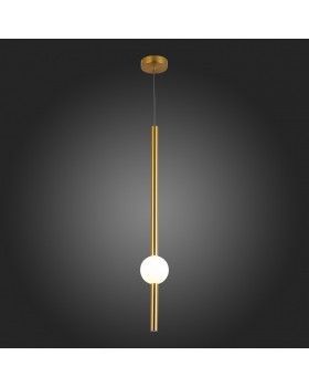 SL1222.233.01 Светильник подвесной ST-Luce Золотистый/Золотистый, Белый LED 1*18W 4000K ANGURRA-foto7