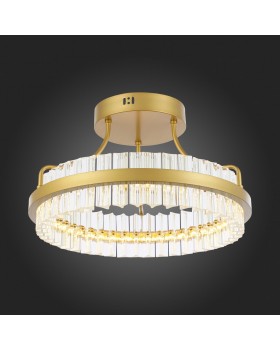 SL383.202.01 Светильник потолочный ST-Luce Матовое золото/Прозрачный LED 1*34W 3000K CHERIO-foto7