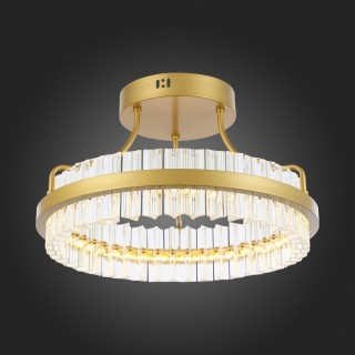 SL383.202.01 Светильник потолочный ST-Luce Матовое золото/Прозрачный LED 1*34W 3000K CHERIO-foto7