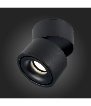 ST652.442.12 Светильник потолочный Черный LED 1*12W 4000K 1 000Lm Ra>90 36° IP20 D100xH105 170-240V ST652-foto5