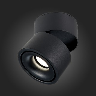 ST652.442.12 Светильник потолочный Черный LED 1*12W 4000K 1 000Lm Ra>90 36° IP20 D100xH105 170-240V ST652-foto5