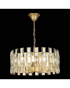 SL1626.203.08 Люстра подвесная ST-Luce шампань/шампань, прозрачный E14 8*40W Anzio-foto4