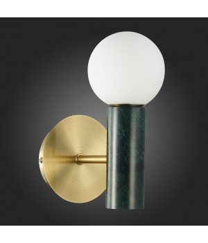 SL1210.401.01 Светильник настенный ST-Luce Золотистый, Черный/Белый G9 1*5W PIETRA-foto6