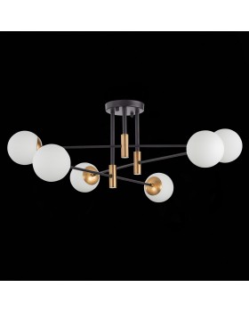 SL1203.402.06 Люстра потолочная ST-Luce Бронза,Черный/Белый E27 6*40W LIMANO-foto8