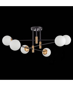 SL1203.402.06 Люстра потолочная ST-Luce Бронза,Черный/Белый E27 6*40W LIMANO-foto8