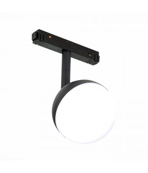 ST358.436.07 Магнитный трековый светильник Черный LED 1*7W 3000K 520Lm Ra>80 120° IP20 L120xW90xH192 48V PIBOLE-foto3