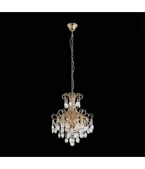 SL846.203.06 Люстра подвесная ST-Luce Золотистый/Прозрачный E14 6*40W ORECCHINI-foto2
