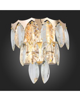 SL1223.201.03 Светильник настенный ST-Luce Золотистый/Прозрачный E14 3*40W TAMME-foto5