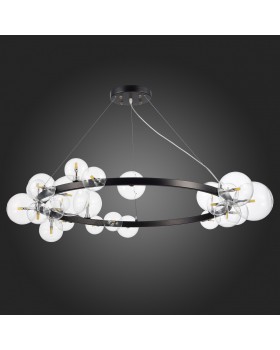 SL1165.403.24 Светильник подвесной ST-Luce Черный/Прозрачный G4 24*5W NECTON-foto4