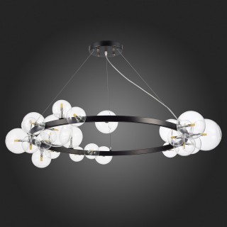 SL1165.403.24 Светильник подвесной ST-Luce Черный/Прозрачный G4 24*5W NECTON-foto4