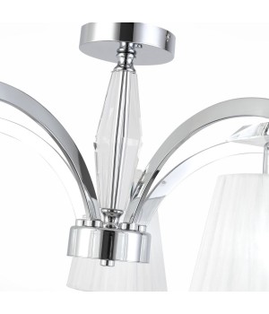 SL1756.102.05 Светильник потолочный ST-Luce Хром/Светло-серый E14 5*40W BELLO-foto11