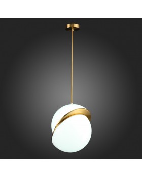 SL1164.323.01 Светильник подвесной ST-Luce Латунь/Белый E27 1*60W LAICO-foto9