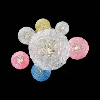 SL1152.253.08 Светильник подвесной ST-Luce Золотистый/Разноцветный G9 8*5W ARCOBALINO-foto14