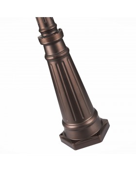 SL080.425.03 Светильник уличный наземный ST-Luce Темный кофе/Прозрачный, Темный кофе E27 3*100W LASTERO-foto12