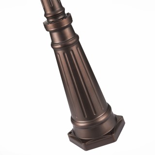 SL080.425.03 Светильник уличный наземный ST-Luce Темный кофе/Прозрачный, Темный кофе E27 3*100W LASTERO-foto12